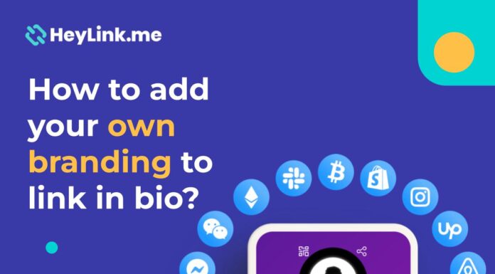How to add your own branding to link in bio?