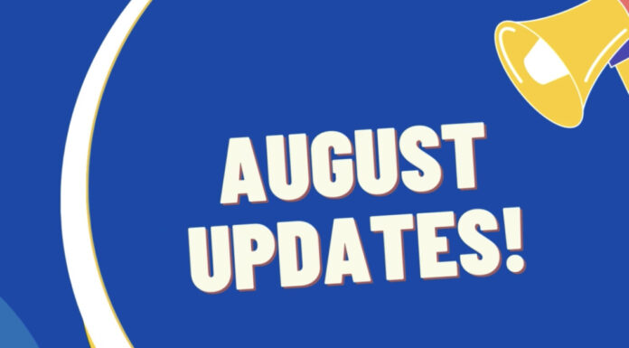 August updates!