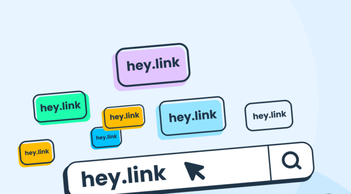 Hey.link as a new short domain for your HeyLink.me