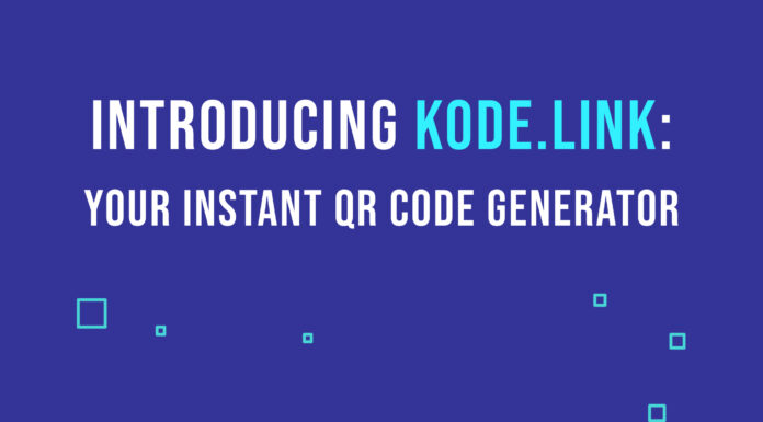 Introducing KODE.Link: Your Instant QR Code Generator