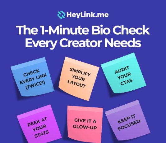 The 1-Minute Bio Check Every Creator Needs