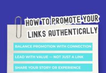 How to Promote Your Links Authentically Image