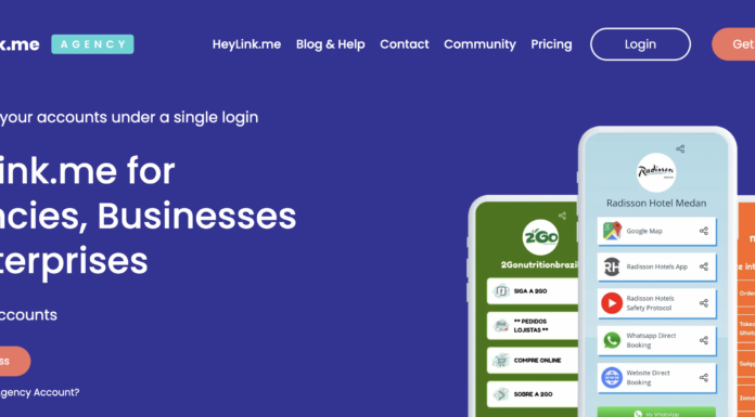 How to use Heylink.me Agency plan Heylink.me Agency Landing Page